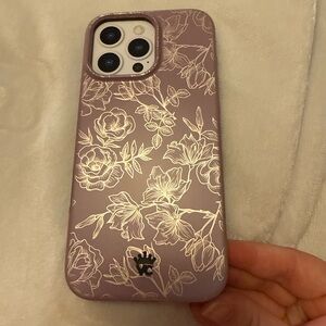Velvet Caviar Lavender Floral Phone Case & Screen Protectors